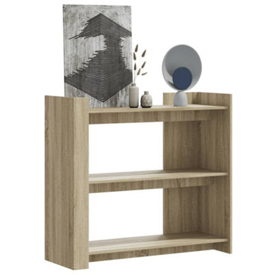 Berkfield Console Table Sonoma Oak 100X35x90 Cm Engineered Wood