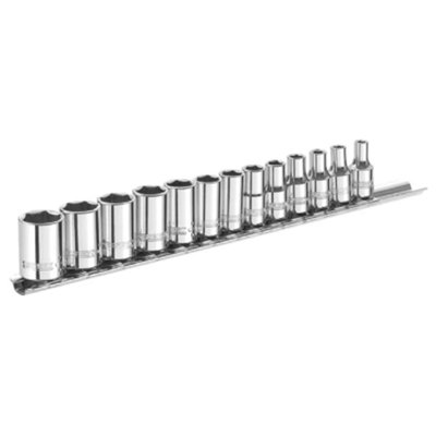 Expert E194675 Socket Set Of 13 Metric 1/4In Drive Brie194675B from B&Q