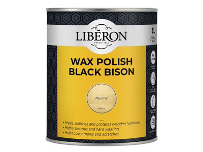 Liberon Black Bison Wax Paste Neutral 1kg - Wood Finishing - Image 3