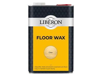 Liberon Clear Floor Wax - 5 Litres For Interior Wood Floors White