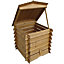 328L Wooden Compost Bin in BeeHive Style