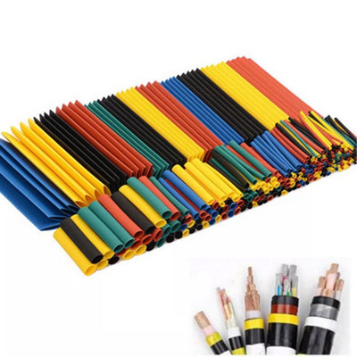 328pcs Heat Shrink, Wire Cable Tube Kit, Insulation Tube Kit