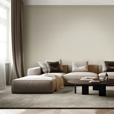 Muriva Venezia Texture Natural Heavy Weight Vinyl from B&Q