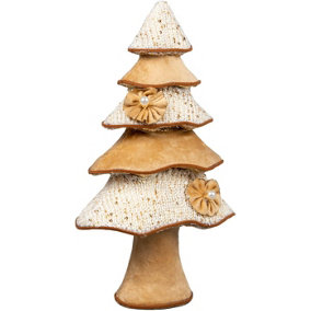 32cm Gold Tree - Christmas Figurine