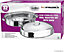 32Cm Stainless Steel Roasting Tray Pan Set Lid Oval Kitchen Cooking New
