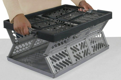 32L Collapsible Plastic Foldable Crates - 10 - 4