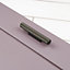 32mm Dark Grey Reeded Grooved Cabinet Handle Door Drawer Pull