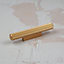 32mm Gold Brass Reeded Grooved Cabinet Handle Cupboard Door Drawer Pull