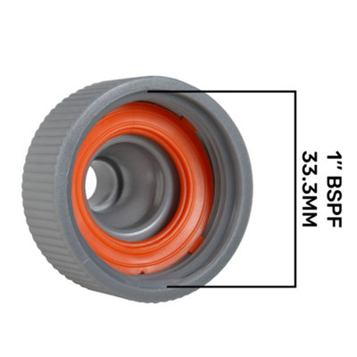 32mm MDPE compression water pipe fitting- full flow metal lever valve- universal hose connector - 8