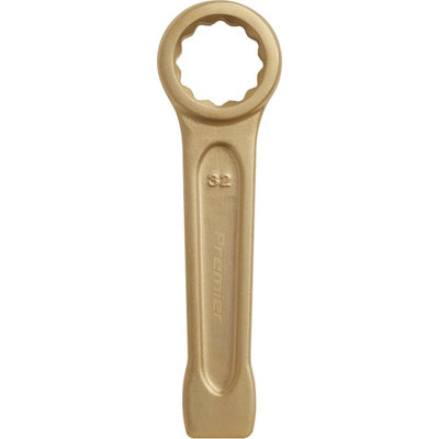 32mm Non-Sparking Ring End Slogging Spanner with Heavy-Duty Striking End