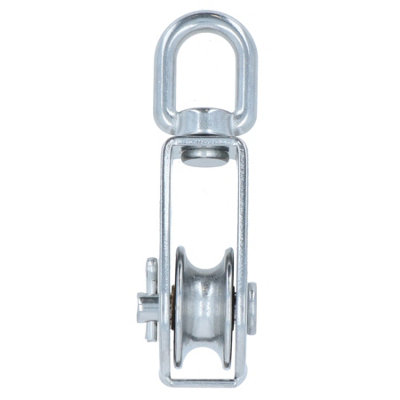 32mm Pulley Block Rope Rigging 316 Marine Grade Stainless Steel Swivel Eye