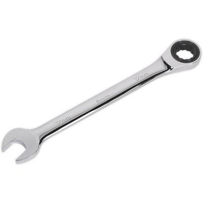 32mm Ratchet Combination Spanner - Chrome Vanadium Steel - 72 Tooth Ratchet Ring