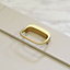 32mm Satin Brass Gold Kitchen Cabinet Ring Pull Handle