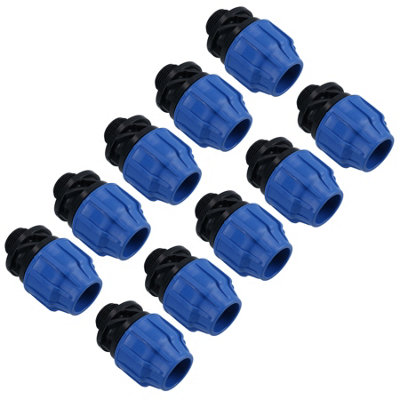 32mm x 1" MDPE Male Adapter Compression Coupling Fitting Water Pipe 10PK