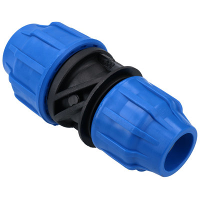 32mm x 25mm MDPE Reducing Coupler Pipe Union Cold Water System Fitting