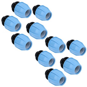 32mm x 3/4" MDPE Male Adapter Compression Coupling Fitting Water Pipe 10PK