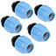 32mm x 3/4" MDPE Male Adapter Compression Coupling Fitting Water Pipe 5PK