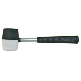 32oz Combination Rubber Mallet With Semi Hard Face Hammer Woodwork