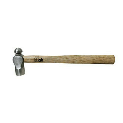 32oz Hardwood Handle Steel Ball Pein Hammer Wooden
