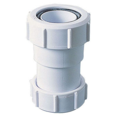 32x37mm (1 1/4" Inch) PVC Tube Fitting Sleeve Connector EU to UK Adaptor