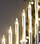 33 Pipe Christmas Candle Bridge - White