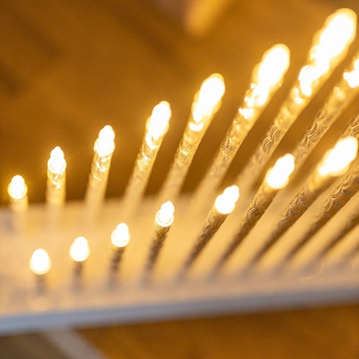 33 Twisted Pipe Christmas Candle Bridge - Silver - 4