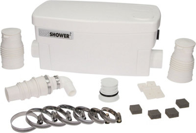 Saniflo Sanishower+ Sanitary Macerator Waste Disposal Pump 2 Inlets 250W 6043 from B&Q