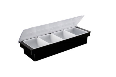 Louis Tellier Condiment Dispenser Abs 4 Compartments from B&Q