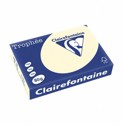 Clairefontaine Trophée 1871C A4 SheetsIvoryPack Of 500 Pieces from B&Q
