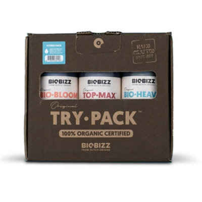 Biobizz Try Pack Hydro Organic Bio Bloom Top Max Bio Heaven Plant Fertilizers Starter Kit from B&Q
