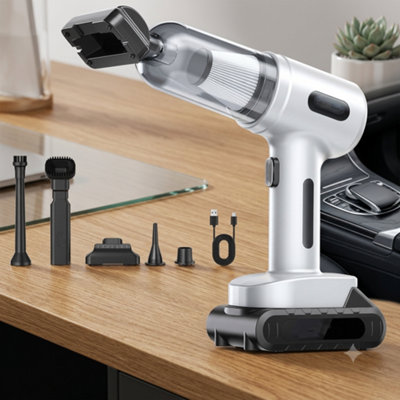 4500Pa Cordless Handheld Car Vacuum Cleaner & Air Blower Usb Rechargeable