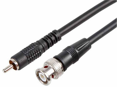 ProSignal Pro SignalBnc To Phono (Rca) Male To Male Lead1.2M Black from B&Q