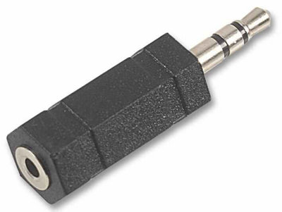 ProSignal Pro Signal2.5mm Stereo Jack Socket To 3.5mm Stereo Jack Plug