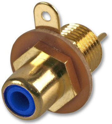 ProSignal Pro SignalPhono SocketChassisGoldBlue from B&Q