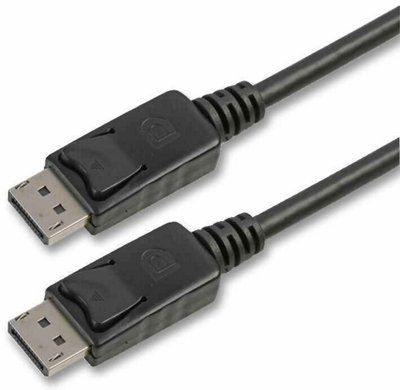 ProSignal Pro SignalDisplayport Male To Male Lead1.5M BlackLockable from B&Q