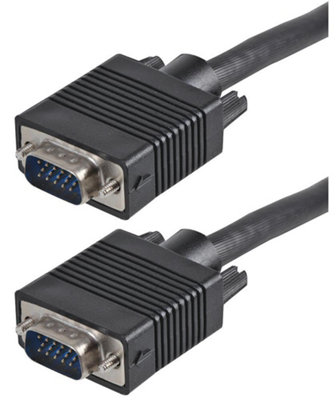ProSignal Pro SignalSvga Lead 5M Male To MaleBlack from B&Q