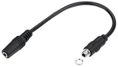 ProSignal Pro Signal3.5mm Female To Female Panel Mount Adaptor Lead300mm Black from B&Q