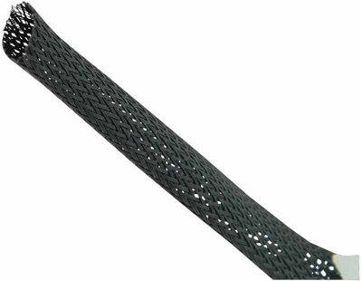Pro PowerExpandable Braided Sleeving Black 15-27mm 10M
