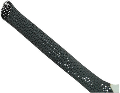 Pro PowerExpandable Braided Sleeving Black 19-32mm 10M from B&Q