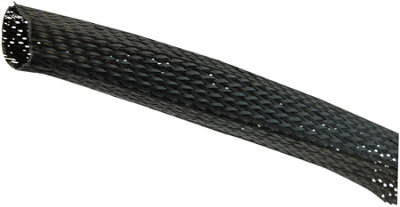 Pro PowerExpandable Braided Sleeving Black 45-75mm 25M Reel from B&Q