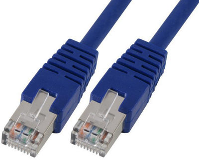 ProSignal Pro SignalRj45 To Rj45 Cat5E S/ftp Ethernet Patch Lead 0.5M Blue from B&Q