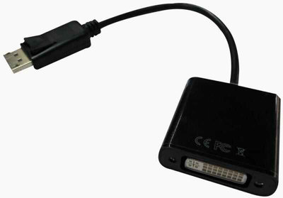 ProSignal Pro SignalDisplayport 1.2 To Dvi Adaptor 0.2M Black from B&Q