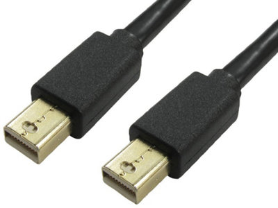 ProSignal Pro SignalMini Displayport Male To Male Lead2M Black from B&Q