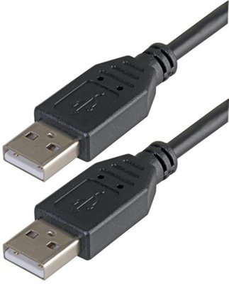 ProSignal Pro SignalUsb 2.0 A Plug To A Plug Cable2M Black from B&Q