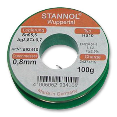 StannolLead Free Solder Wire 0.8mm from B&Q