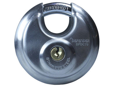 DefenderDiscus Padlock 70mm Keyed Alike
