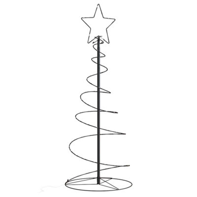 Berkfield Christmas Tree Light Cone 80 Leds Warm White 120 Cm from B&Q