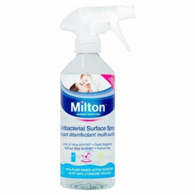 British Grocery 6 X Milton Antibacterial Surface Spray - 500Ml - Image 4