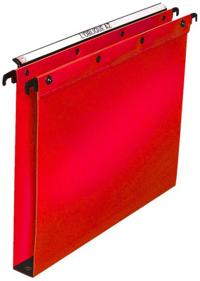 Elba Ultimate Polypropylene Foolscap Suspension Files30mm BaseRed (Pack Of 25) from B&Q