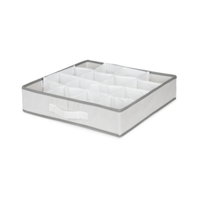 Compactor White Small Storage Drawer Organiser from B&Q
